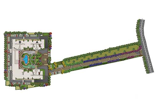 floor-plan TVS Isle of Trees - master plan